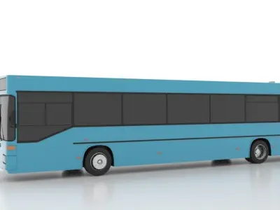 Mercedes-Benz O405G Low Low-poly 3D model