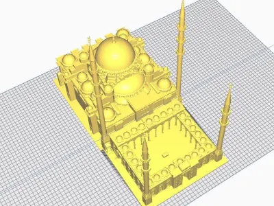 mosque of suleymaniye 3D print model