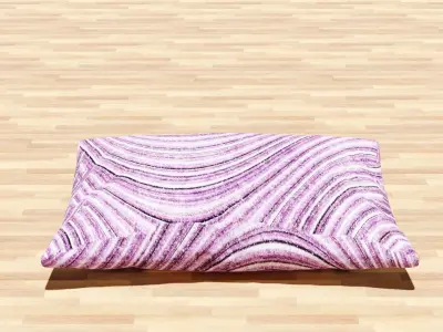 Pillows floor cushion 3D model