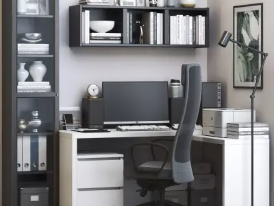 Office workplace 59 3D model