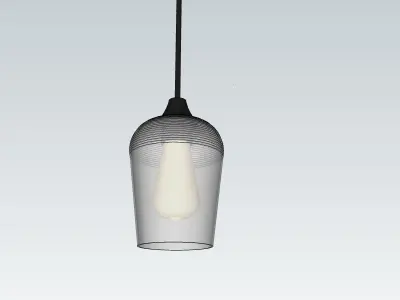 L000758 Ashley Furniture Glass Pendant Light 3D model