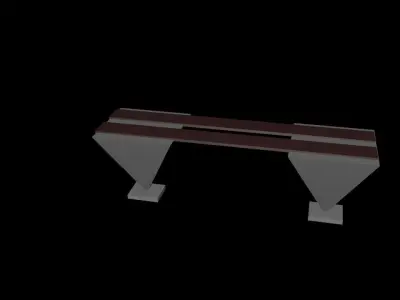 Bench Free 3D model get