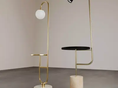 Floor Lamps 3D model purchase