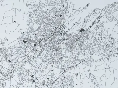 Belfast Road Network and Streets 3D model