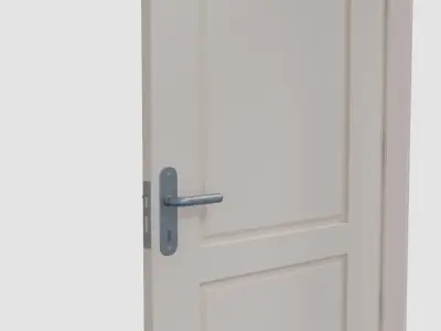 Door E1 Low-poly 3D model
