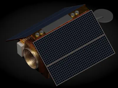 Sentinel-6 spacecraft 3D model