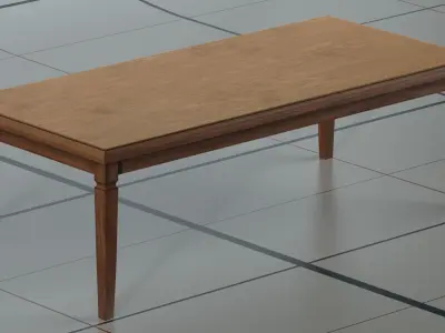 Coffe table PBR 3D model