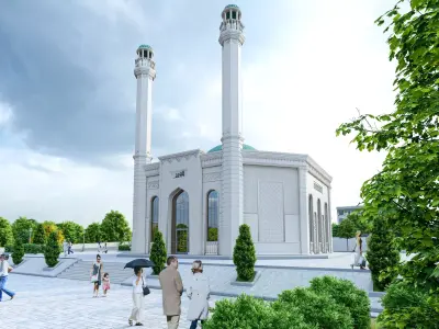 MOSQUE BUILDING 3D model