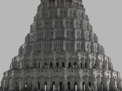 Tower of Babel 3D model