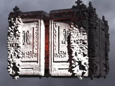 Dantes Inferno Hell Cube 4 3D model