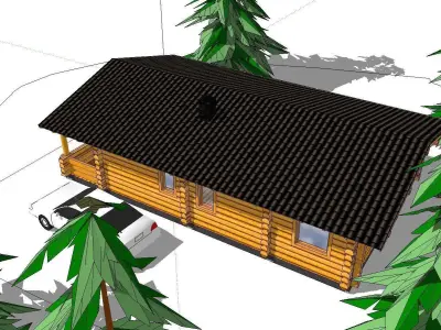Creative Design-Holiday Cabin-058 3D model