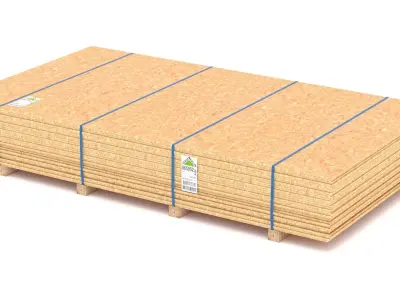 Pallet Plywood OSB 3D model