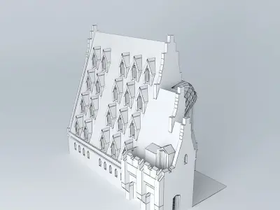Ancient House Furnished Free 3D model