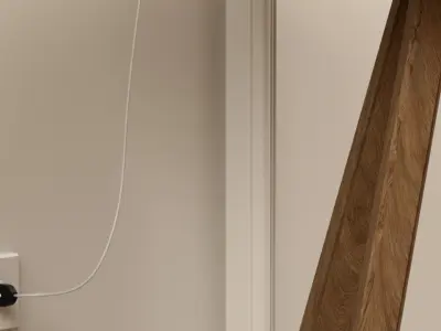 Lamp on Table 3D model