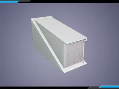 Building Architecture Element Textured Base Mesh 13 Free low-poly 3D model