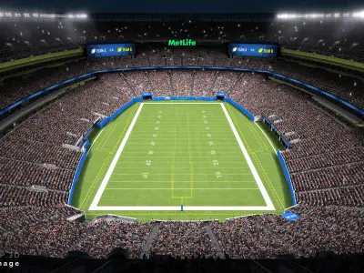  Football Stadium ML with Animated Audience 