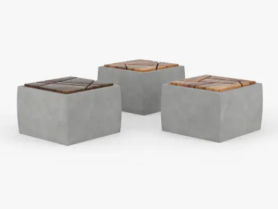 Urban Furniture 3D model purchase