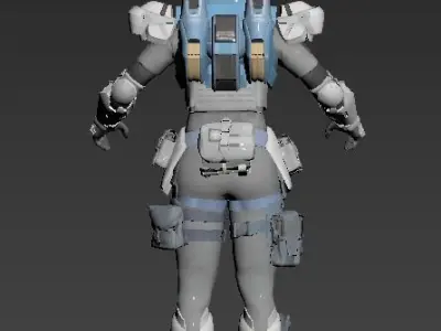 Call of Duty GUNDAM XVX-016 3D print model
