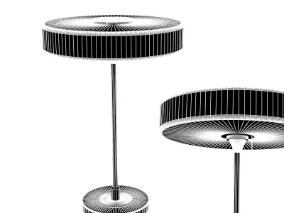 Revolve table lamp 3D model