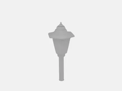  LED Outdoor Solar Garden Light 3D model