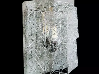 Baccarat Tuile De Cristal Frozen Sconce 3D model