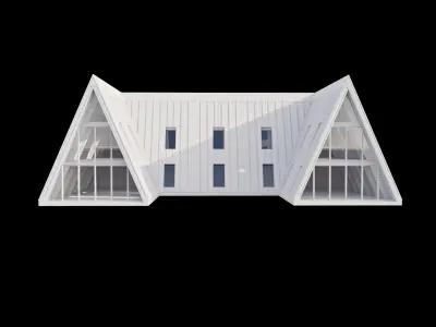 A-Frame House 3D model