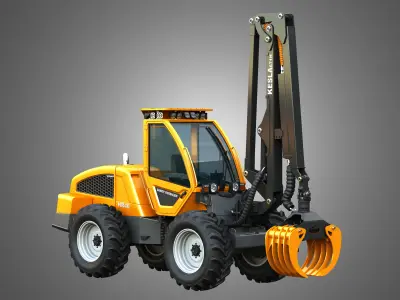 HR46X - Log Loader 3D model