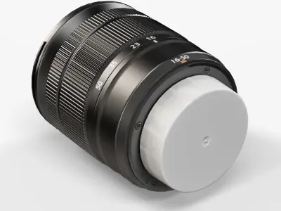 Fujifilm Fujinon XC16-50mm f 3-5 5-6 OIS Lens Low-poly 3D model