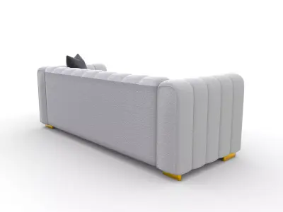 Modern 3 Seater Sofa 3D model