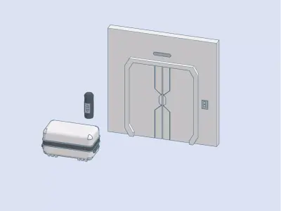 Kamino Diorama Props Free 3D print model