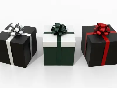  Gift Boxes - Rosette Ensemble 