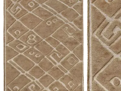 NORIAH WOOL RUG 3D model