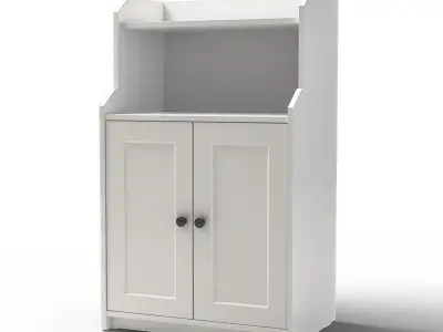 HAUGA - Cabinet with 2 doors 3D model