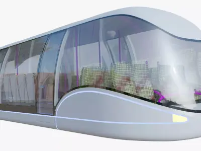 Passenger transporter 3D model