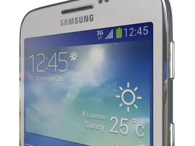 Samsung Galaxy Core Advance Pearl White 3D model