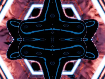 Abstract Alien Animation 3D model