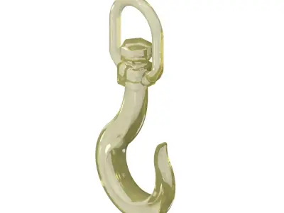 Transparent Crane Hook Toy 3D model