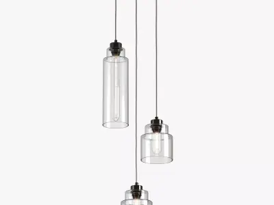 Rothschild Bickers Empire Pendant clusters 3D model