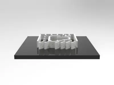 ARCHIPLAN 02 Low-poly 3D model