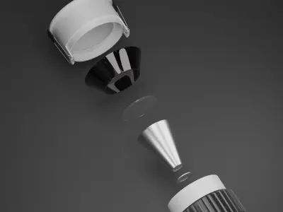 Spotlight model dimmable led downlight 3D model