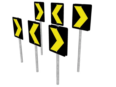 Chevron marker - Alignment marker plate 3D model