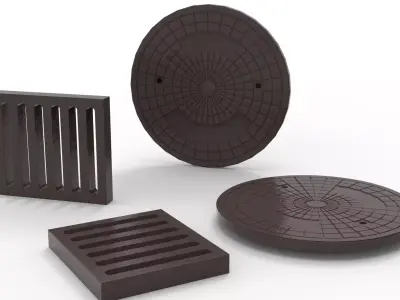 MANHOLE COVER 3D model