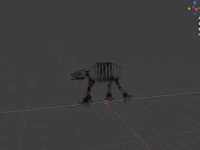 Robot low  Low-poly 3D model