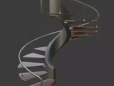 Spiral Stair Free 3D model