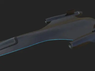 Blackbird Fighter 3D model