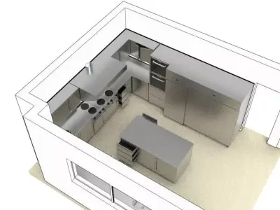 KITCHEN 91 3D model