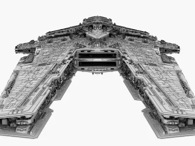 Sith Dreadnaught 3D model