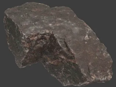 Rose Stone Low-poly 3D model