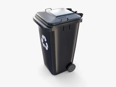 Trash can v12 3D model