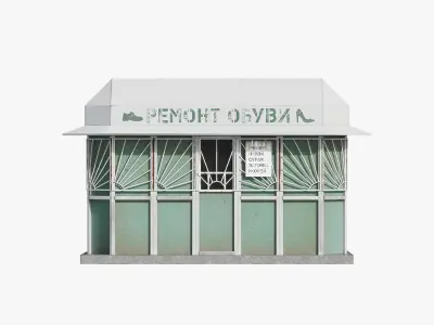 Shoe Repair Kiosk 3D model